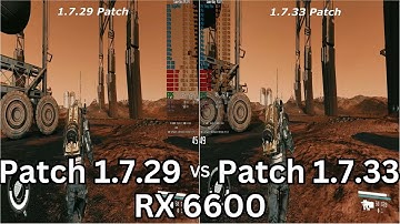 Starfield Patch 1.7.29 VS 1.7.33 | Performance Comparison | RX 6600 + Ryzen 5 3600