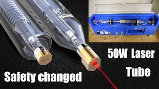 How to safety change laser tube for 50W CO2 loser cutting machine
