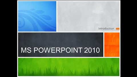 Presentation Software Special Effects Built in Templates and Enhancing Presentation