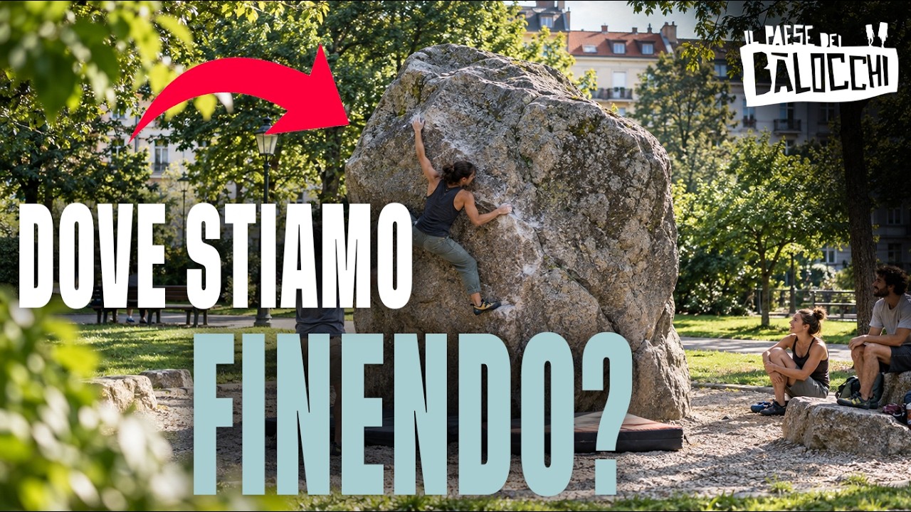 Portare la ROCCIA in CITTÀ cambia il significato del BOULDERING?