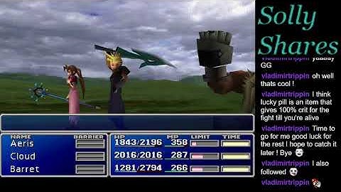 Solly Shares: Final Fantasy VII: New Threat (Part 30)