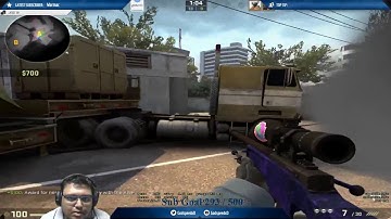 AWP Ace Clutch + 1v3 | CSGO INDIA | Overpass | Sostronk PUGs