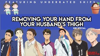 Removing your hand from your husbands thigh | 45K special