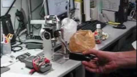 Mechanical calibration table controlled by IMU (accelerometer gyro...)