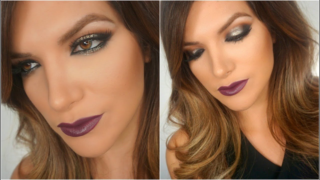Fall Makeup Tutorial: Vampy Dark Lips | BEETABEAUTY - YouTube