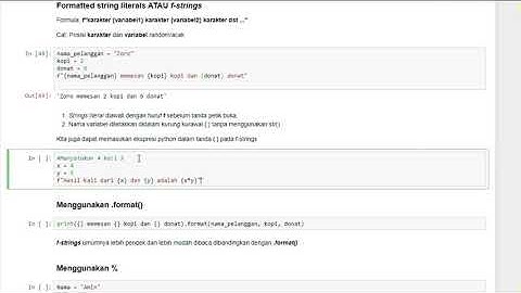 Cara menggunakan mix string python