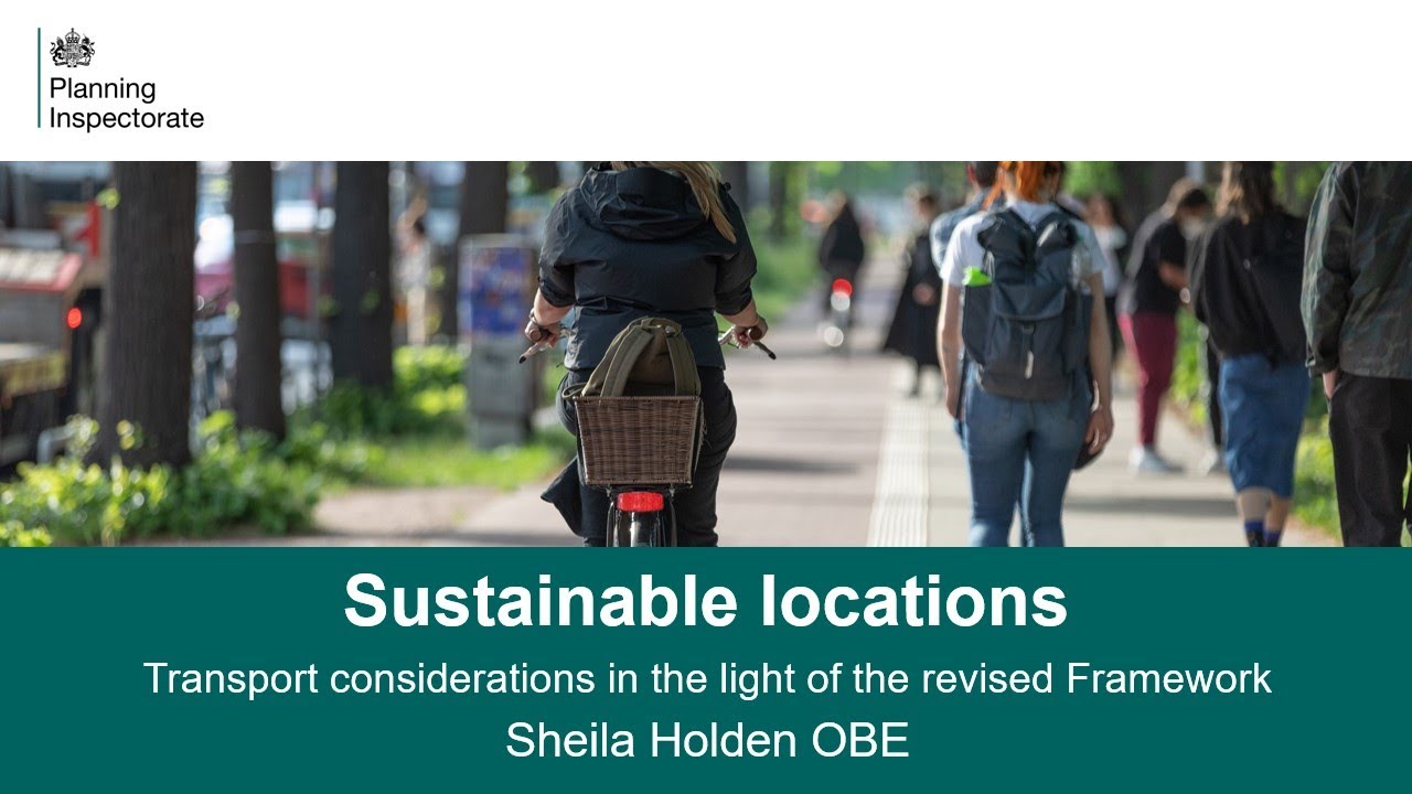What is meant by a sustainable location?