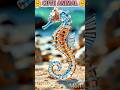 क्या आपने कभी सोचा है पांच मछलियां लग्जरी चीजो के साथ मिले तो 🤗 SEAHORSE + PERFUME  #hybrids #animal