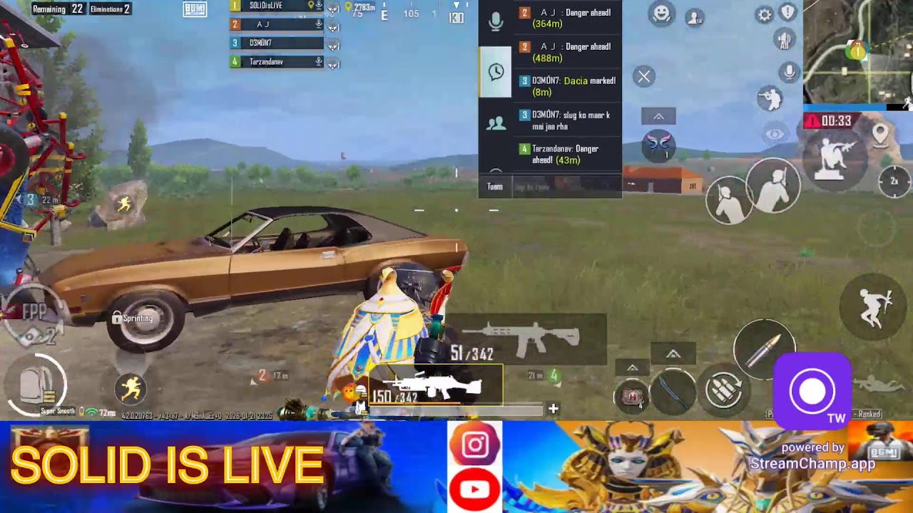 SOLID IS LIVE BGMI I AM FROM MIRZAPUR THIS IS THE LIVE STREAM OF BGMI 