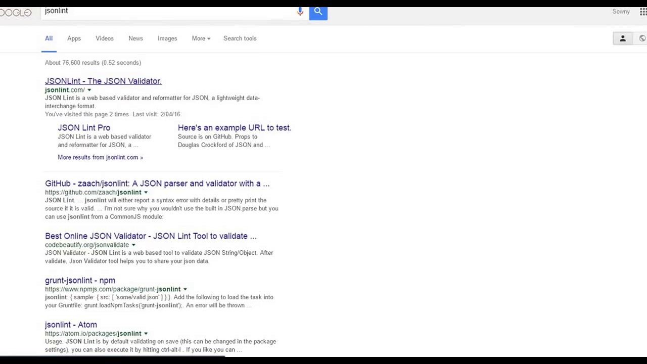Easiest Way To Validate Json Using Jsonlint Youtube