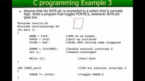 Interrupt 9 การเขียนโปรแกรม Timer1 CTC Interrupt และ External 0 Interrupt ด้วยภาษาซี