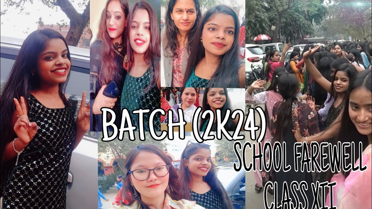 MY SCHOOL FAREWELL VLOG ♥️🪅 batch 2k24 CLASS 12 || #@Bhumivlogs8877 ...