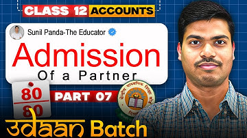 Admission of a Partner | Part 7 | Most Important Questions | 6 Marks | Class 12 Accounts | 2025-2026