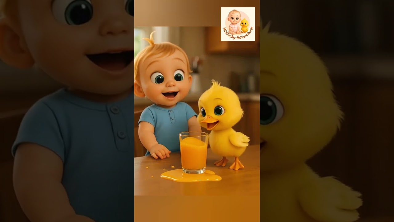 What Did Ducky Just Do While Drinking Orange Juice?! 🍊