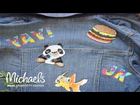 Darby Smart: Add Patches to Your Denim Jacket | Michaels - YouTube