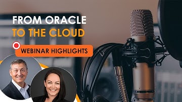 How to Transition from Oracle to a Cloud Environment Using Third-Party Support | Webinar Highlights