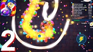 Snake Candy.IO Length 242901 Ep. 2 / Android iOS Mobile Gameplay HD (by MAGIC SEVEN) screenshot 3