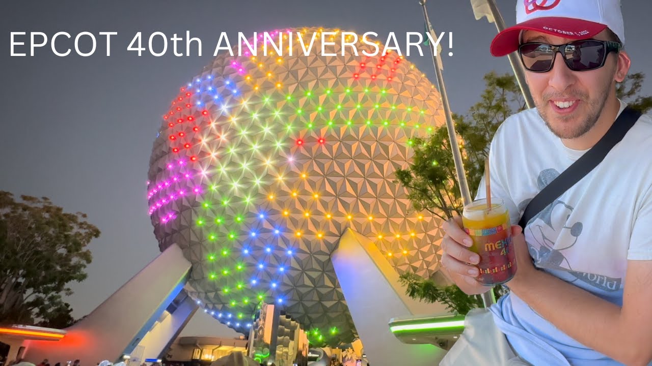 Epcot 40th Anniversary - Checking out Merch, Drinks, Shows and More ...