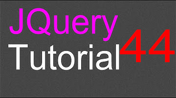 jQuery Tutorial for Beginners - 44 - Tabs widget