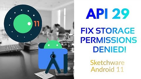 API 29 Fix Storage Permissions Denied Without AIDE || Sketchware