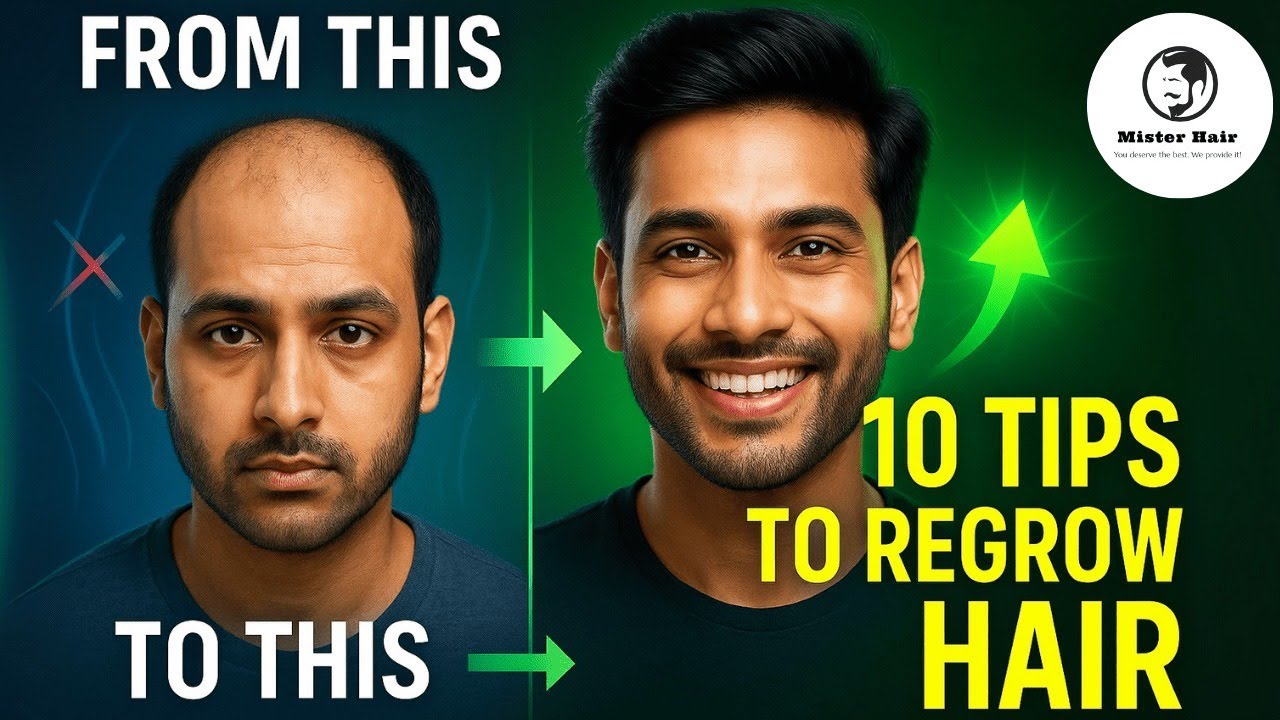 10 Best Tips to Regrow Hair Naturally | Stop Hair Loss Fast - YouTube