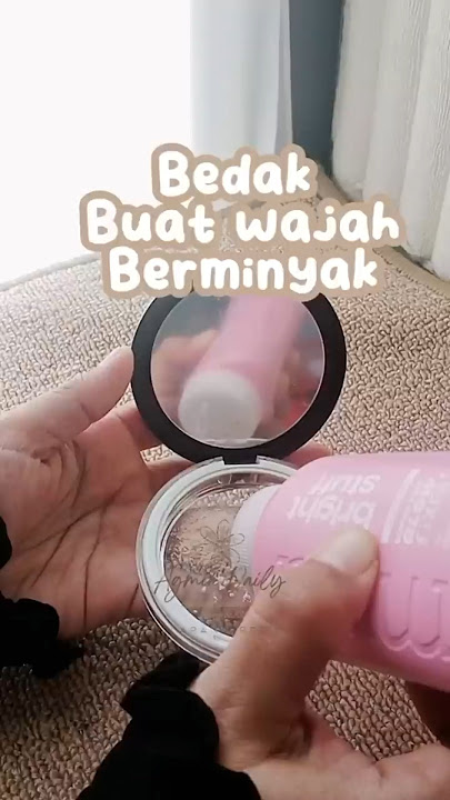 Bedak Buat Muka Berminyak, Jerawatan, Komedoan #racunshopee