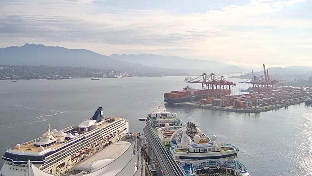 🔴 LIVE Vancouver Cruise Ships | Alaska Cruises