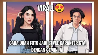 Viral! Cara Edit Foto Jadi Style Karakter GTA dengan Gemini AI