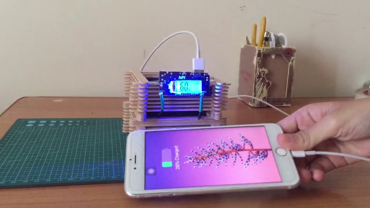 Charging Phone with DIY Power Bank YouTube