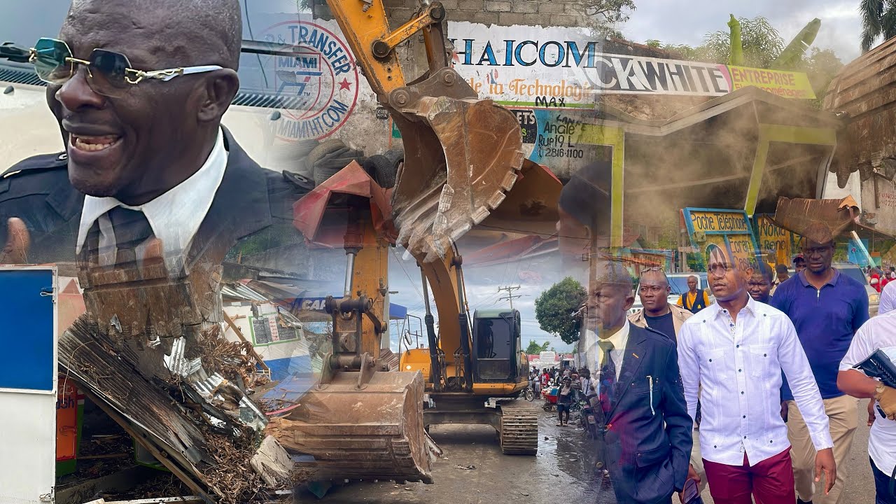 Dechoukay konntenè yo sou Boulva a Delege Marc ak lòt otorite yo pwal fè 