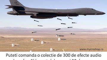 Bomb launched from an airplane sound effects!