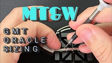 Sizing the MT&W Oracle GMT Black | Unwrapping and Adjusting Watch Band