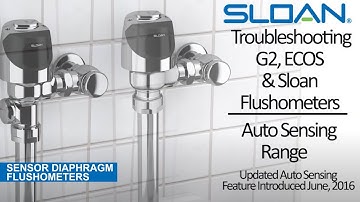 Top Mount Sensor Activated Troubleshooting Auto Sensing Range Adjustment