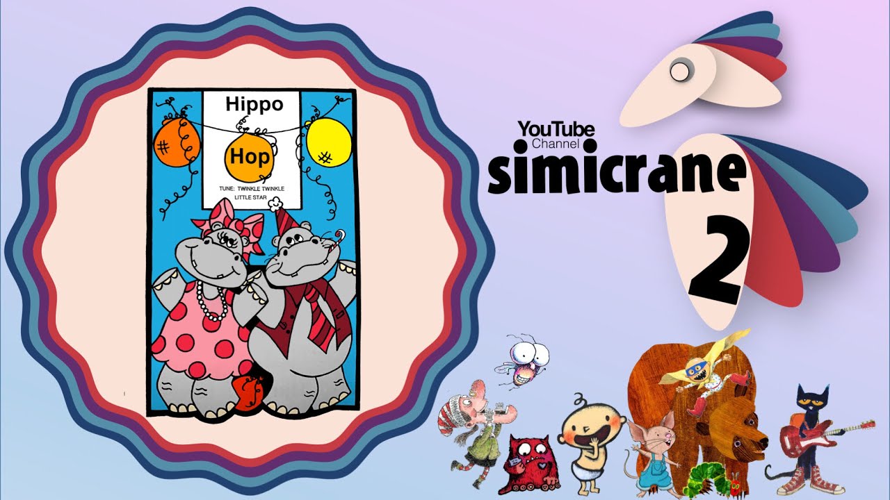 Hippo Hop | Sing and Read Alphabet | simicrane 2 - YouTube