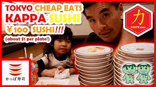 What to eat in Japan? We try Kappa Sushi 100 yen sushi restaurant! Conveyor belt sushi Japan 回転寿司 screenshot 3