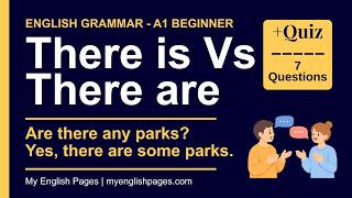 There Is and There Are in English | A1 Grammar Lesson for Beginners