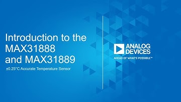 MAX31888: ±0.25°C Accurate 1-Wire Temperature Sensor