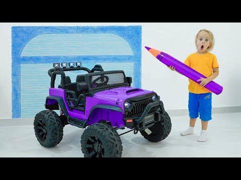 Chris turns painting into real toys