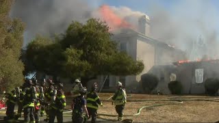 2-alarm fire damages home in southeast San Jose