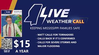 LIVE UPDATE: Tornado Watch now in effect for parts of north Mississippi