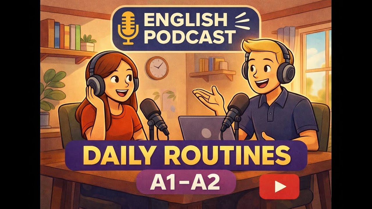 Daily Routines in English | English Podcast for Beginners (A1–A2)