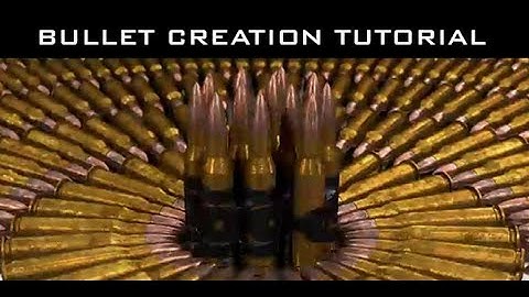 Tutorial - 3ds Max - Modeling a Bullet and Casing