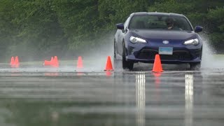 Wet Tire Testing at CR’s Track | Consumer Reports