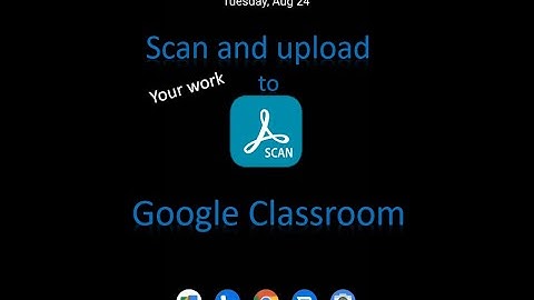 How to upload  PDF file to Google classroom