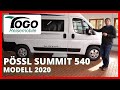 ❤️ KOMPAKT, SCHWENKBAD, HECKBETT: Pössl Summit 540 | Modell 2020 | TOGO REISEMOBILE