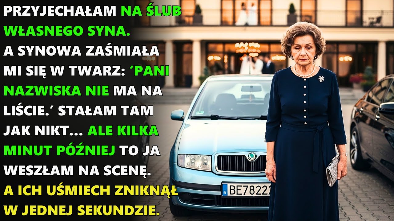 Przyjechałam na Ślub Mojego Syna… A Synowa Zaśmiała Mi Się w Twarz: ‘Pani Nazwiska Nie Ma na Liście