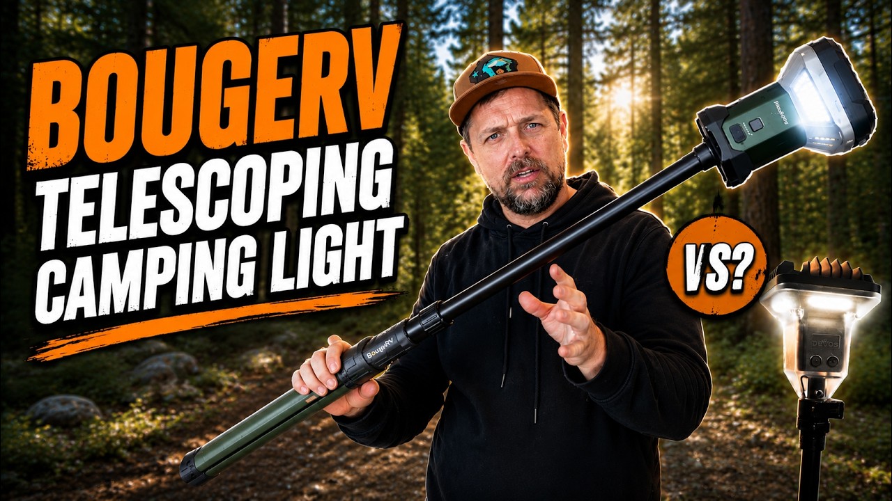 BougeRV Telescoping Camping Light Review | Better Than the Devos