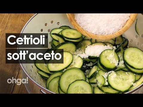 Video: Come Distinguere I Cetrioli Da Insalata Dai Cetrioli Sottaceto?