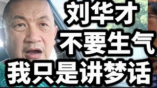 刘华才，请不要生气，我只是在分享我的梦话而已！2024年5月3日