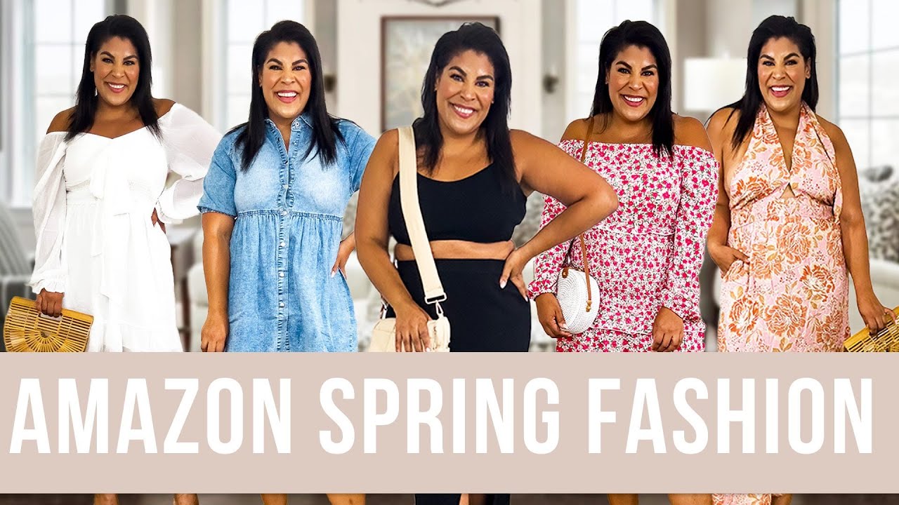 AMAZON SPRING FASHION TRY ON HAUL 2023 | midsize curvy spring amazon ...